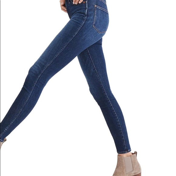 Madewell Mid-Rise 9” Skinny Blue Jeans size 27 - Picture 7 of 10